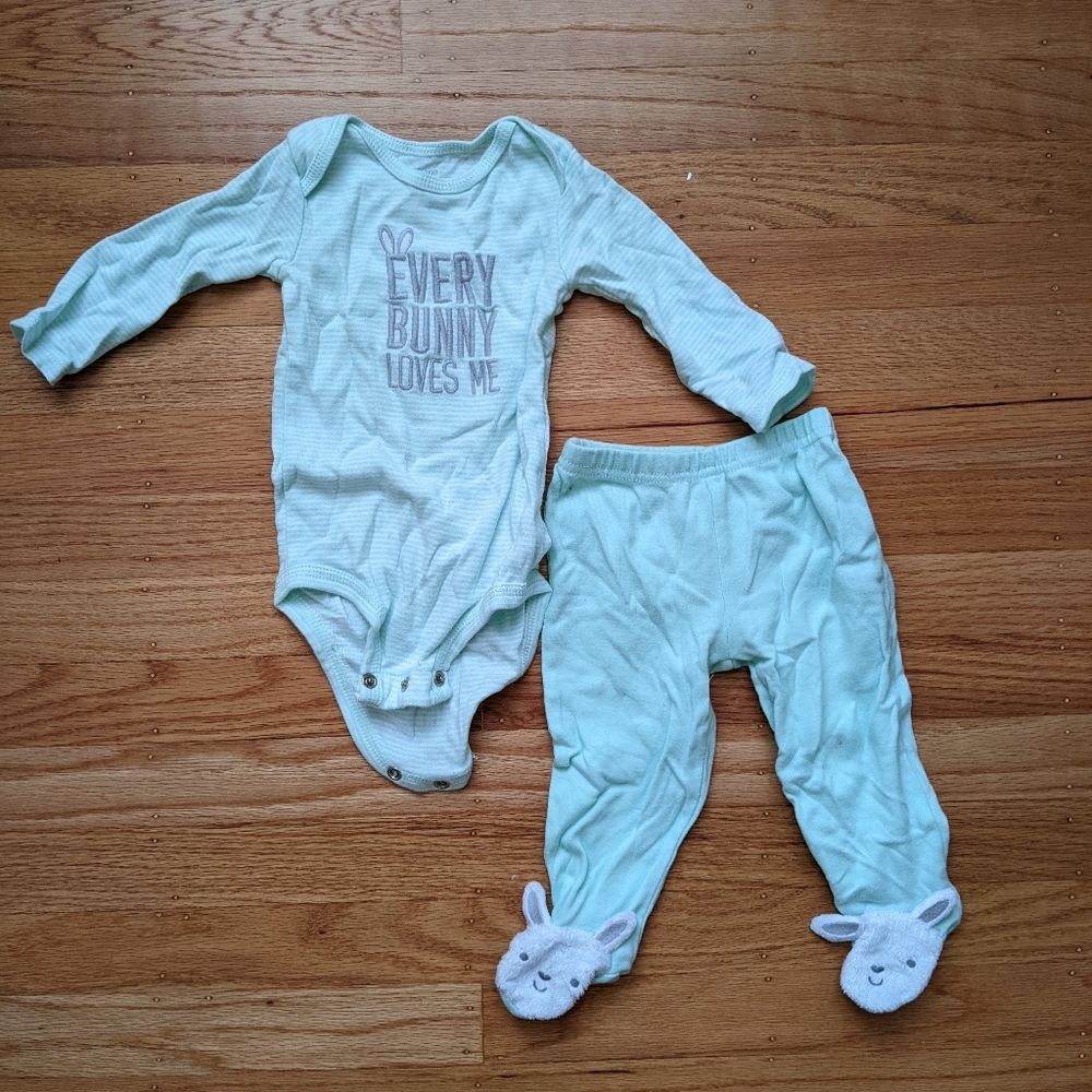 Easter outfit for baby bunny gender neutral